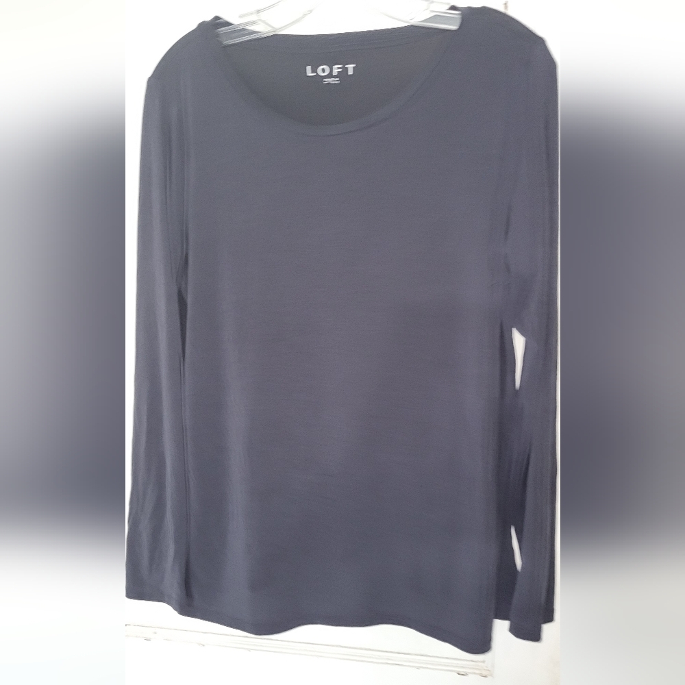 Loft Size L Long Sleeve Blouse